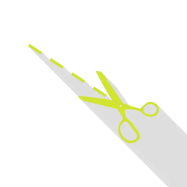 Sax logga illustration. Päron-ikonen med platt stil skugga sökväg. — Stock vektor