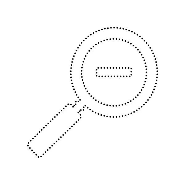 Масштабувати ілюстрацію знаку. Вектор. Чорна плямиста піктограма на білому тлі. Ізольовані . — стоковий вектор
