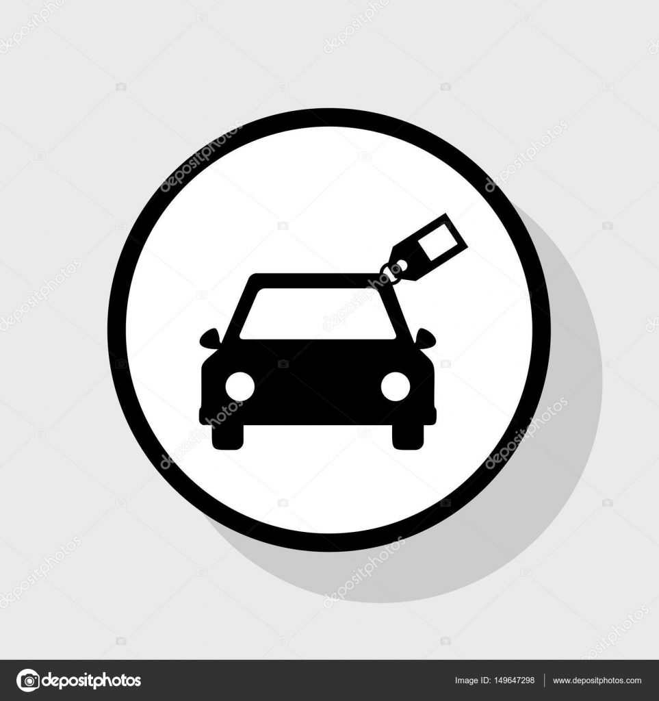 pic Voiture Icone Blanche depositphotos