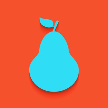 Armut işareti illüstrasyon. Vektör. Flamingo arka plan üzerinde aşağı attınız yumuşak gölgeli mavi kutsal kişilerin resmi.