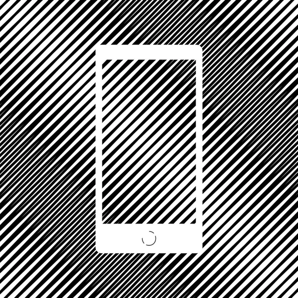 Aparato moderno de estilo abstracto con pantalla en blanco. Plantilla para cualquier — Vector de stock