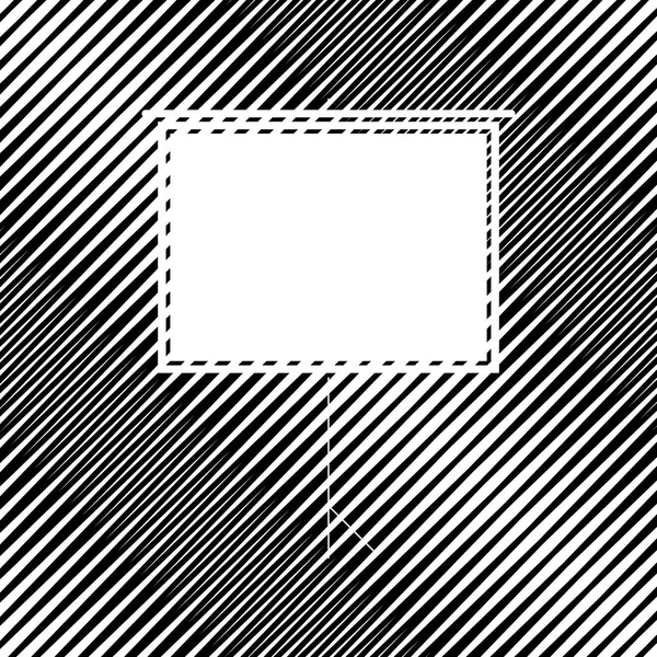 空白のスクリーン。ベクトル。アイコン。モアレの背景の穴. — ストックベクタ