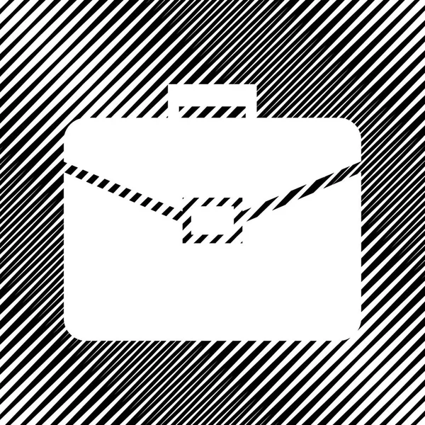 Απεικόνιση σημείου Χαρτοφύλακα. Διάνυσμα. Εικονίδιο. Τρύπα στο moire backgro — Διανυσματικό Αρχείο