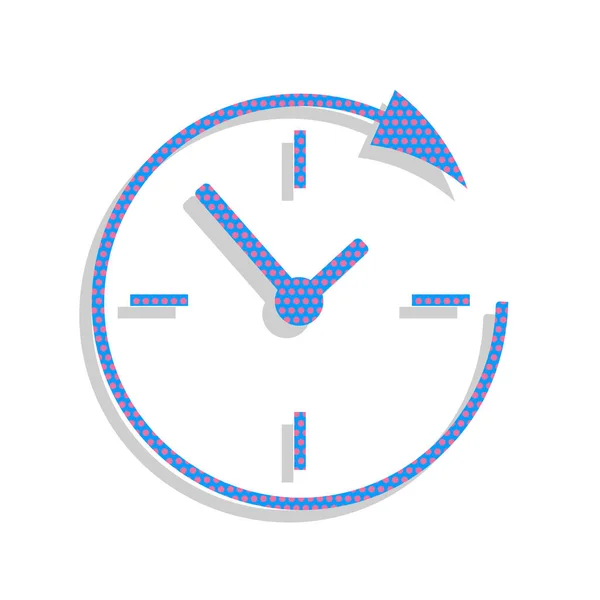 Service en ondersteuning voor klanten de klok rond en 24 uur. — Stockvector