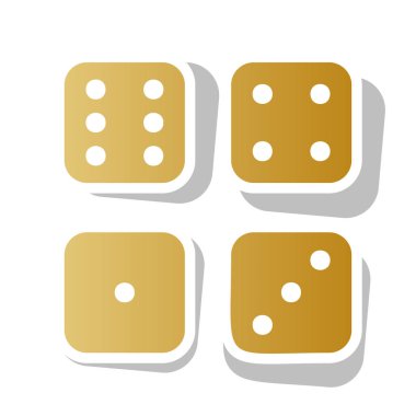 Şeytanlar kemikler, dişler imzala. Vektör. Degrade simge wh ile