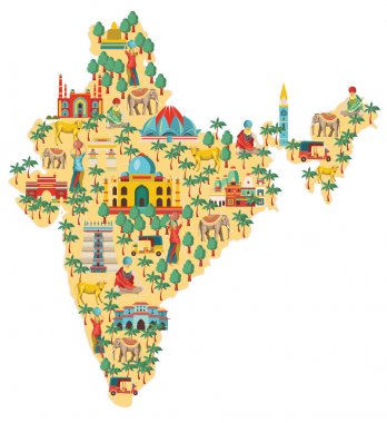  Hindistan ünlü hedef vektör çizim 