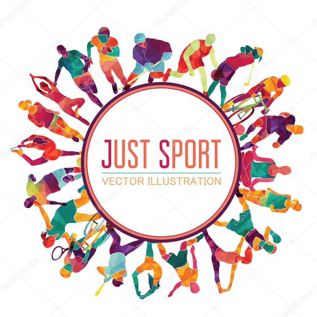 sport background vector illustration 