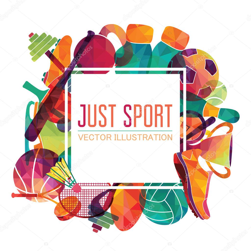 just sport background  vector illustration 