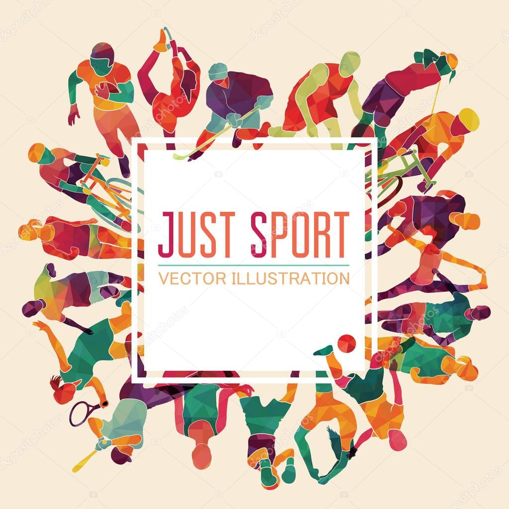 sport background vector illustration 