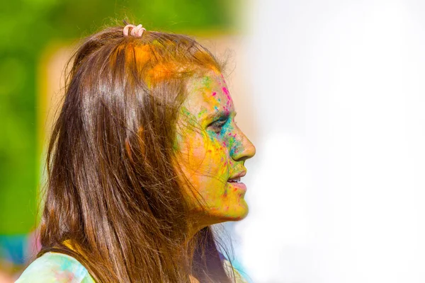 19 Haziran 2016, Orekhovo-Zuevo, Moscow region, Rusya Federasyonu. Renk Festivali.