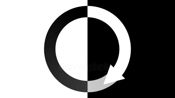 旋转的圆圈 — 图库视频影像