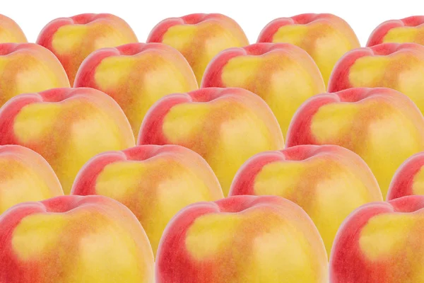 Hintergrund von roten und gelben Äpfeln. — Stockfoto