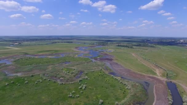 Vista aérea de las imágenes de drones — Vídeos de Stock