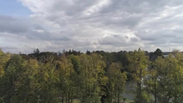 Imágenes aéreas de Beautiful Nature Ucrania. Disparo en 4K — Vídeos de Stock