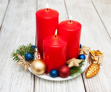 Dekoratif Noel kompozisyon