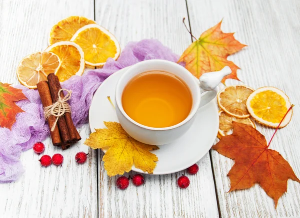 sıcak çay ile baharat