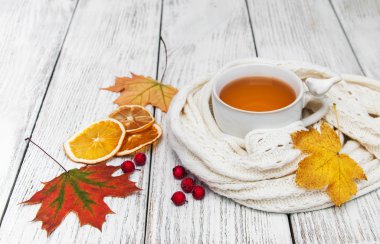 sıcak çay ile baharat