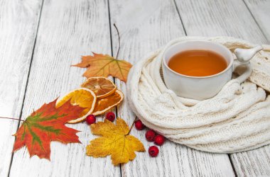 sıcak çay ile baharat