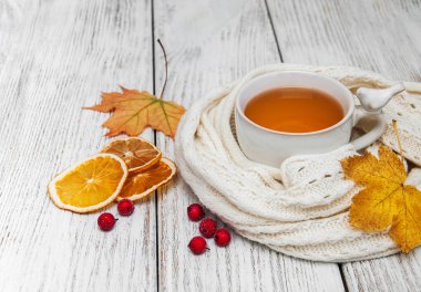 sıcak çay ile baharat