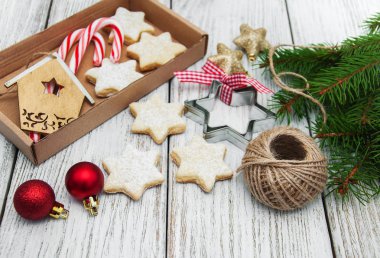 Süslü Noel kurabiyeleri