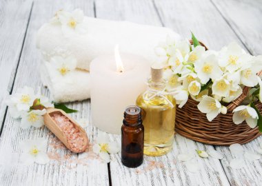 Yasemin çiçekleri Spa konseptiyle
