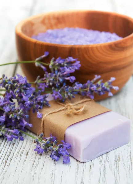 Lavender spa products Stock Image