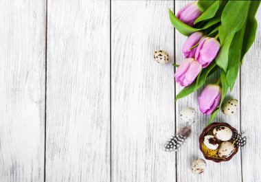 Yumurtalı paskalya arkaplanı