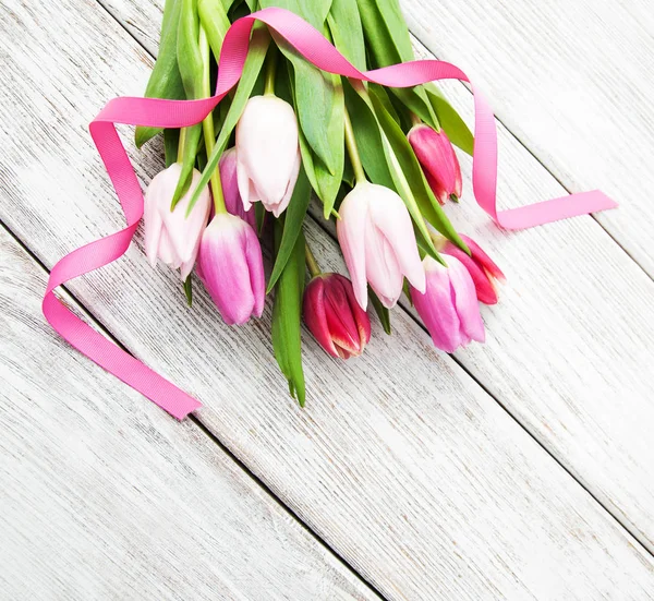 Tulipanes primavera flores — Foto de Stock