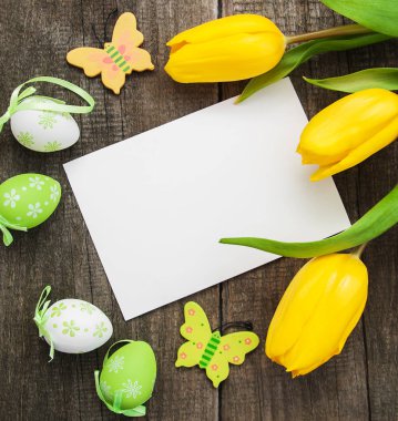 Paskalya tebrik kartı