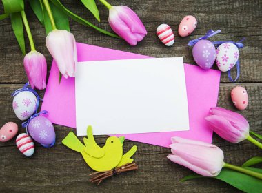 Paskalya tebrik kartı