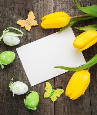 Paskalya tebrik kartı