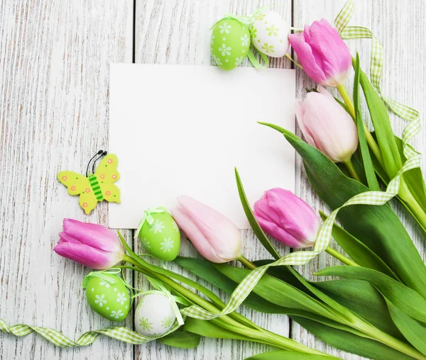 Tarjeta de felicitación de Pascua — Foto de Stock