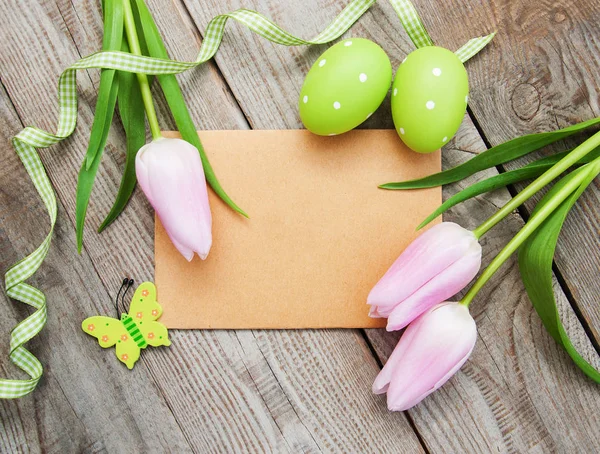 Tarjeta de felicitación de Pascua — Foto de Stock