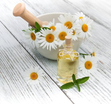 Masaj yağı ve papatya