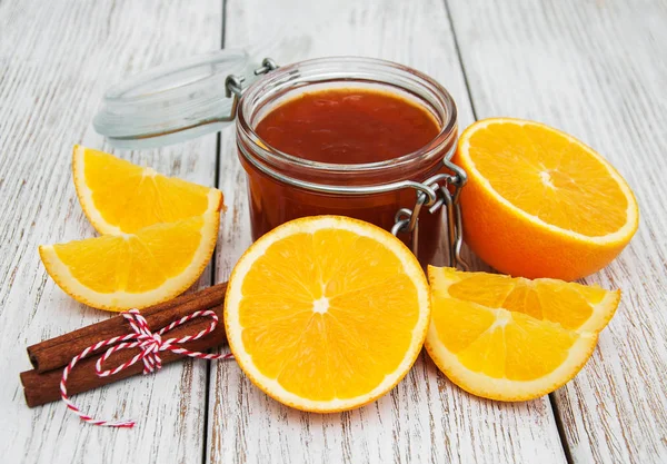 Läckra orange marmelad — Stockfoto