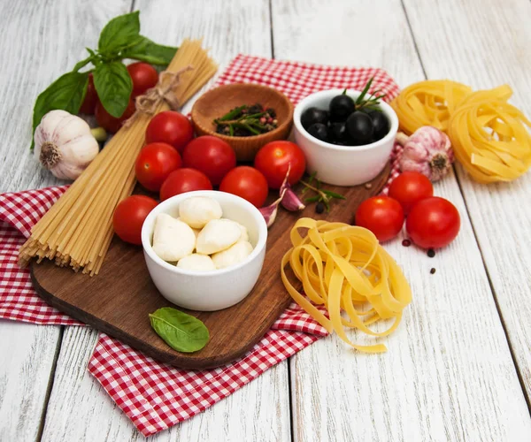 Ingredienti alimentari italiani — Foto Stock