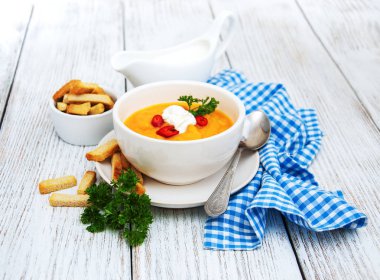 taze kabak kabak çorbası