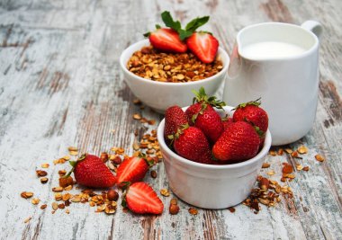 Pişmiş ev yapımı granola
