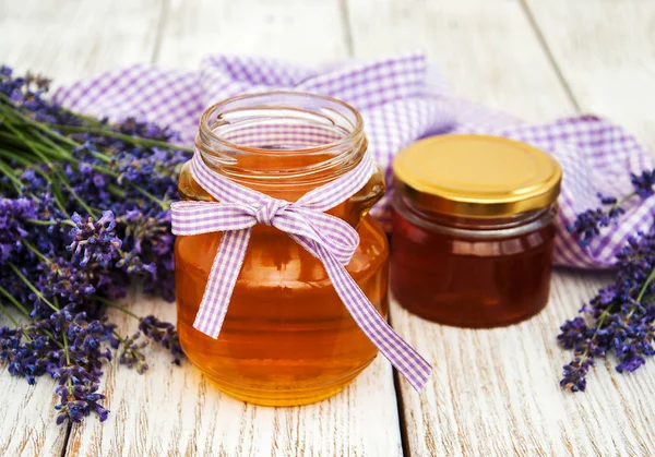 꿀, 라벤더 — 스톡 사진