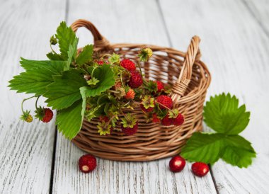 Sepet yaban çileği ile