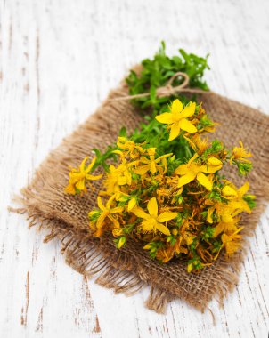 Bir masaya tutsan çiçek