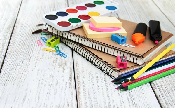 Materiale scolastico per ufficio — Foto Stock