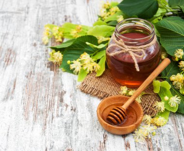 Bal ve ıhlamur çiçek