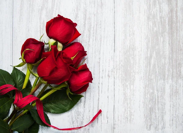 Bouquet af røde roser - Stock-foto