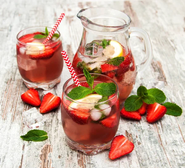 Srtawberries ile limonata