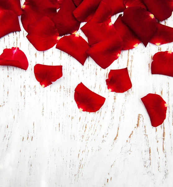 Πέταλα κόκκινα τριαντάφυλλα — Φωτογραφία Αρχείου
