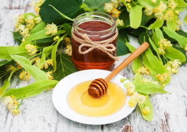 Bal ve ıhlamur çiçek