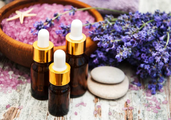 Lavender spa products — Stock Photo, Image