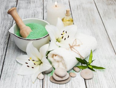 Beyaz Zambak ile Spa Ürünleri 