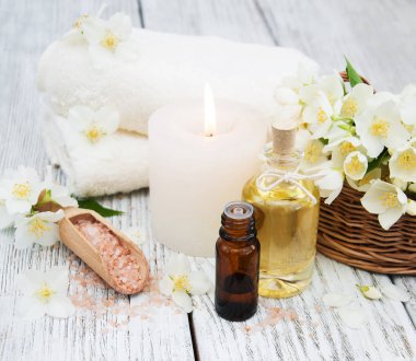 Yasemin çiçekleri Spa konseptiyle